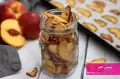 طرز تهیه چیپس هلو خشک خانگی ساده و سالم در آفتاب، فر، سولاردم