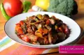 طرز تهیه گوجه بادمجان با گوشت چرخ کرده لذیذ و ساده مرحله به مرحله