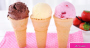 طرز تهیه بستنی سه رنگ بسیار ساده بدون ثعلب و خامه در خانه