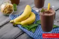 طرز تهیه شیک شکلات و موز خانگی با بستنی شکلاتی و مغزیجات