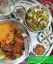طرز تهیه بادمجان پلو بدون گوشت بسیار خوشمزه و ساده با سویا