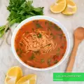 طرز تهیه سوپ ورمیشل (رشته) بدون مرغ ساده و فوری با سبزیجات