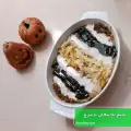 طرز تهیه حلیم بادمجان با مرغ و عدس کشدار و لذیذ و راحت بدون برنج