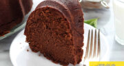 طرز تهیه پاند کیک شکلاتی با طعم عالی و پف زیاد خیلی ساده مرحله به مرحله