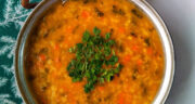 طرز تهیه سوپ سه سوته ساده و آسان و خوشمزه و لعابدار با سبزیجات + فیلم