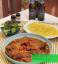 طرز تهیه خورش بادمجان با گوشت چرخ کرده ساده و مجلسی با لپه و غوره