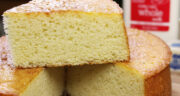 طرز تهیه کیک اسفنجی قابلمه ای (بدون فر) ساده و راحت بدون شیر با پف زیاد