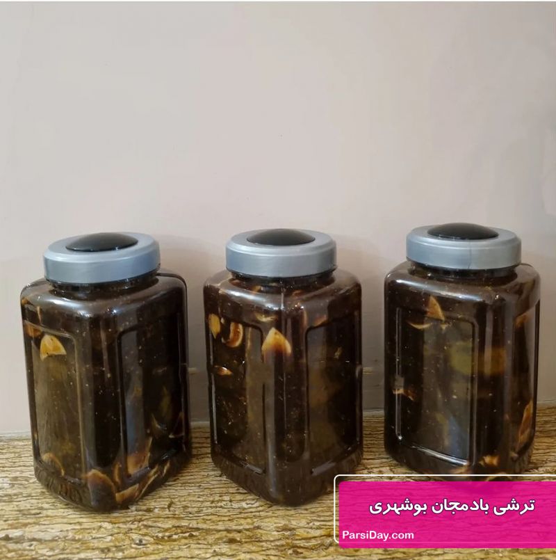طرز تهیه ترشی بادمجان بوشهری