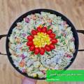 طرز تهیه سالاد ماکارونی با مرغ و کالباس برای 8 نفر
