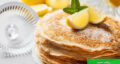 طرز تهیه پنکیک لیمویی پف دار و ساده و خوشمزه بدون شیر برای 4 نفر