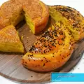 طرز تهیه نان کماج مازندرانی تابه ای بدون همزن برقی در نیم ساعت به روش سنتی
