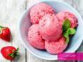 طرز تهیه بستنی رژیمی با موز و توت فرنگی بدون شکر در خانه