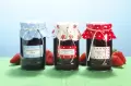 بهترین و جدید ترین تزیین شیشه مربا با کنف، روبان، کاغذ رنگی و اسپری رنگی