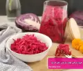 فوت و فن ترشی کلم قرمز فوری + ثابت ماندن رنگ ترشی کلم