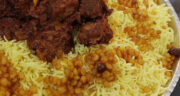 طرز تهیه پلو عربی اصل با گوشت و لپه فوق العاده لذیذ و خوش عطر