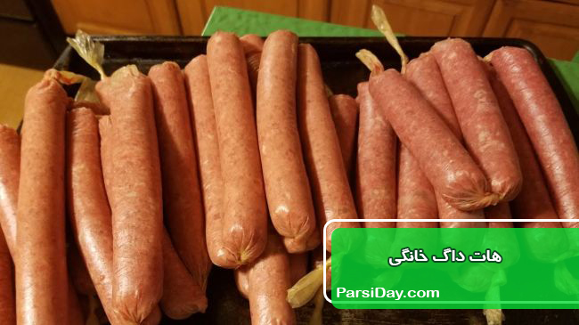 طرز تهیه هات داگ خانگی با مرغ خیلی راحت و ساده در چند مرحله