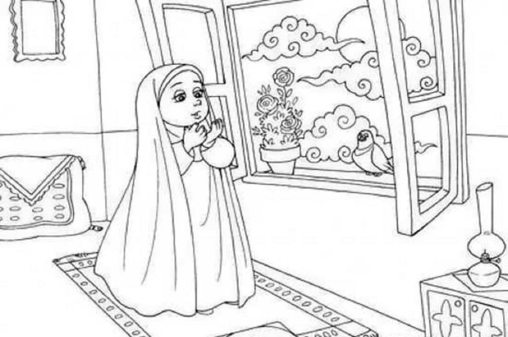 نقاشی ماه رمضان زیبا