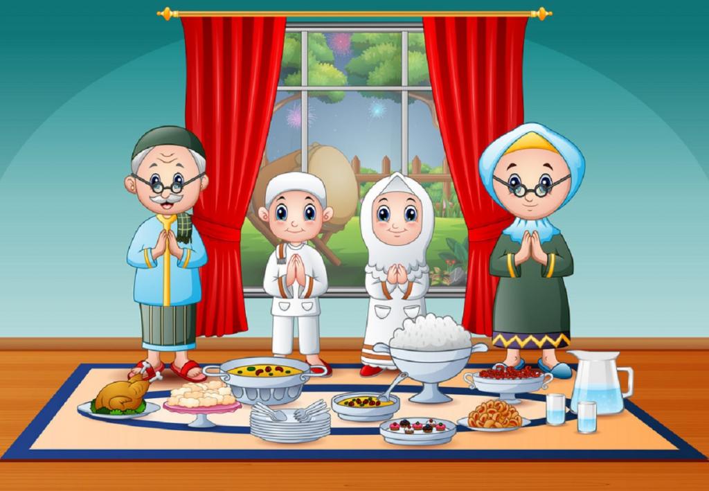 نقاشی ماه رمضان زیبا