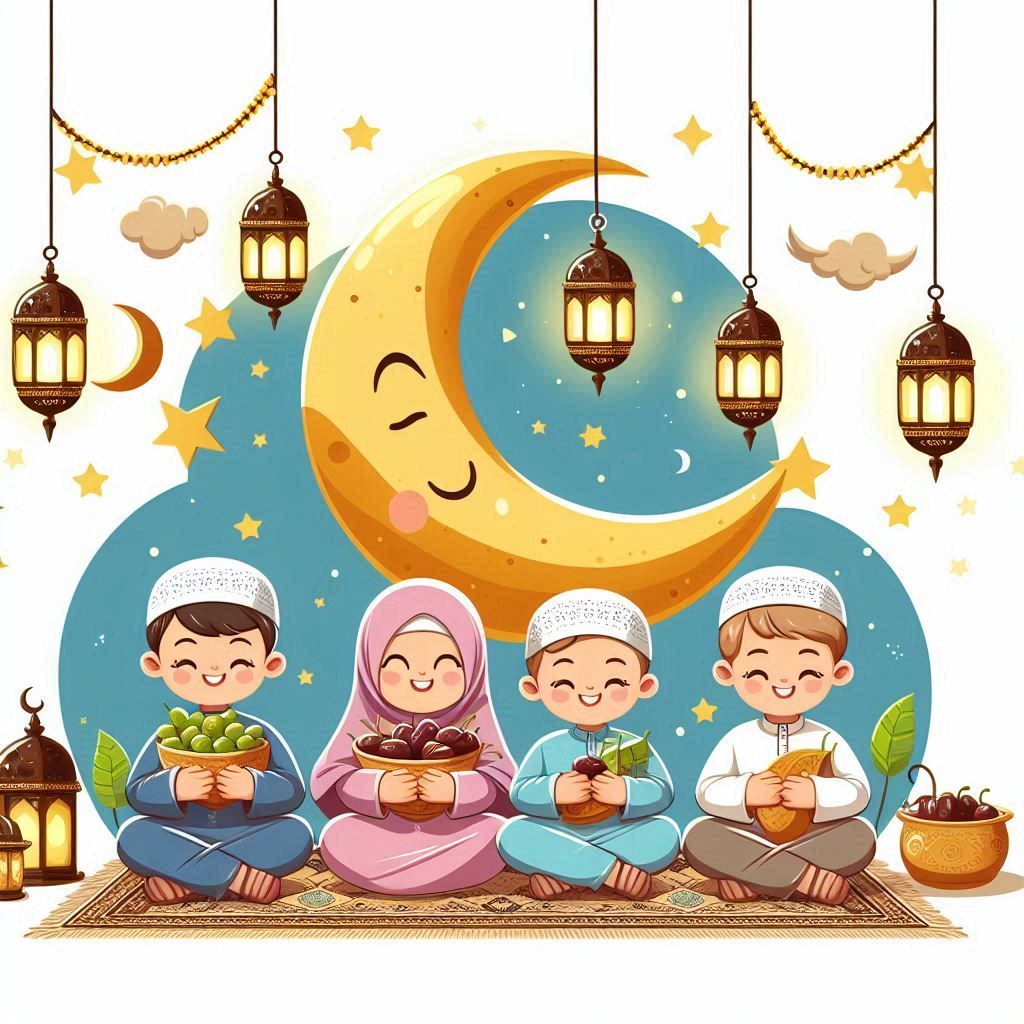 عکس ماه رمضان کودکانه