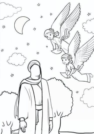 نقاشی درمورد نیمه شعبان