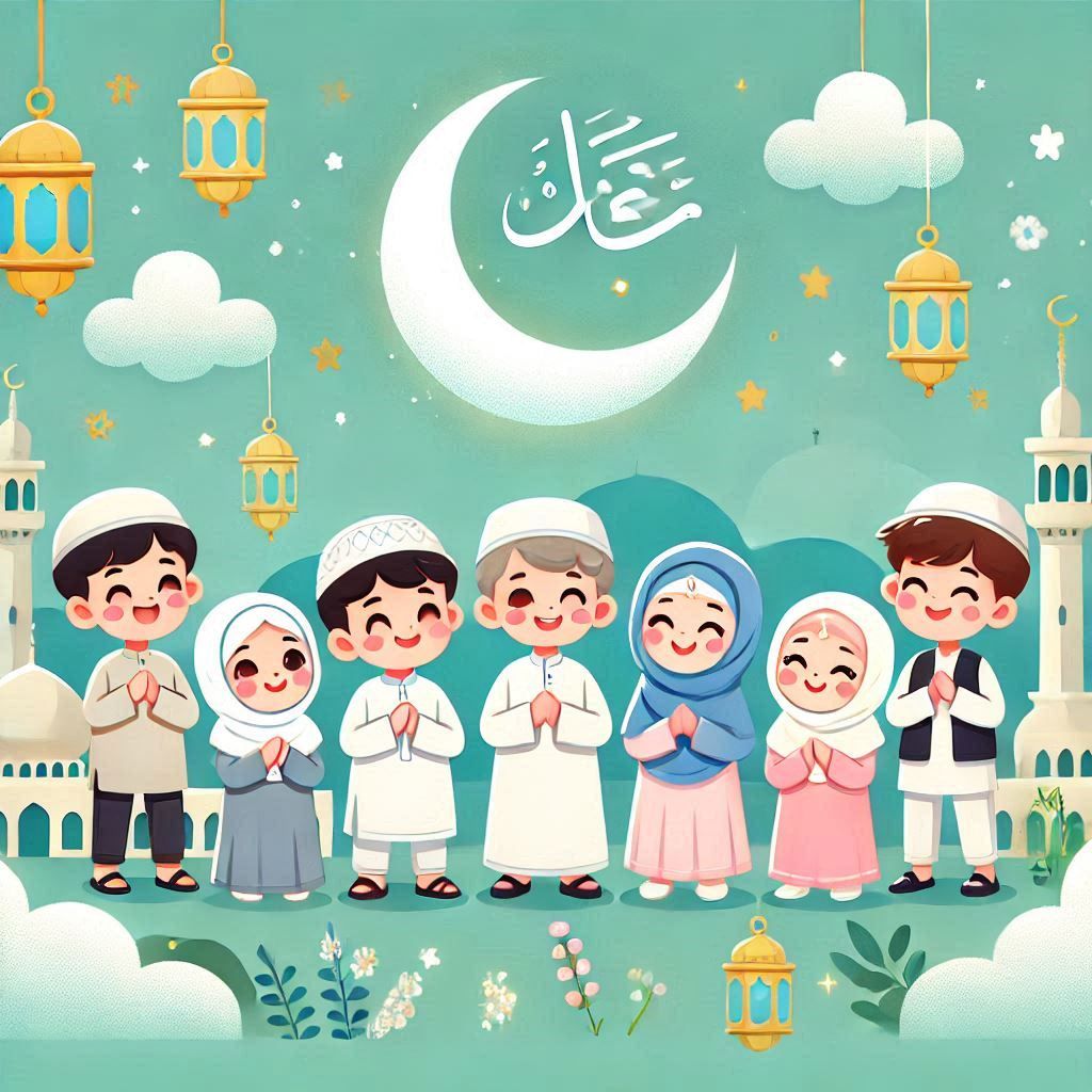عکس ماه رمضان کودکانه