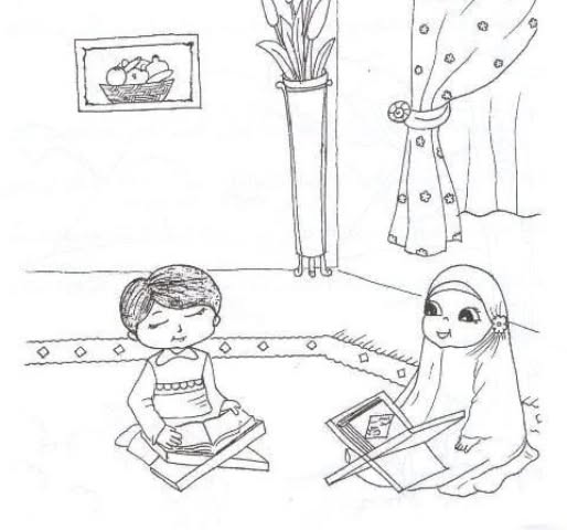 نقاشی درمورد ماه رمضان