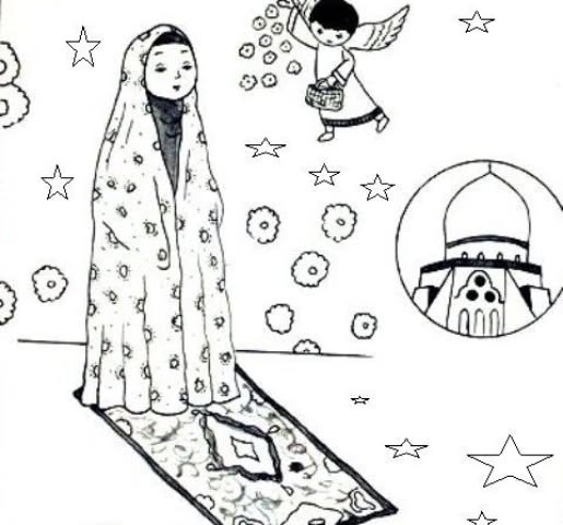 نقاشی درمورد ماه رمضان