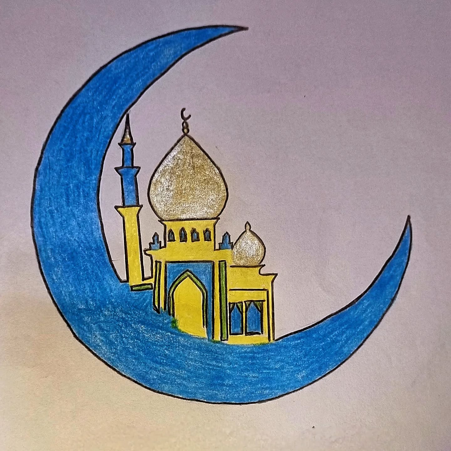 نقاشی درمورد ماه رمضان