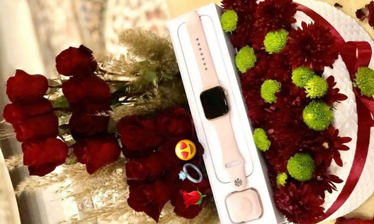 عکس کادو ولنتاین برای دختر فیک