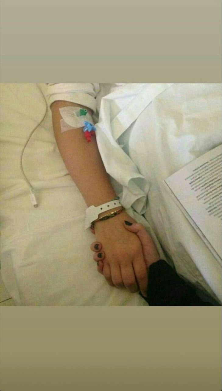 عکس فیک بیمارستانی سرم
