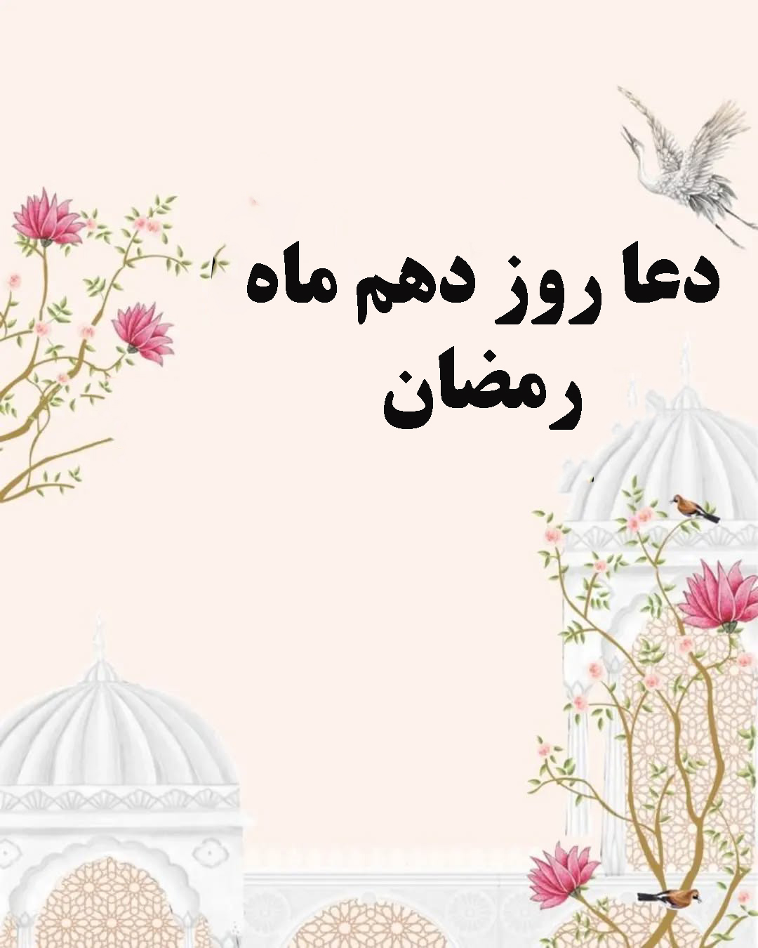 دعای ماه رمضان روز دهم 