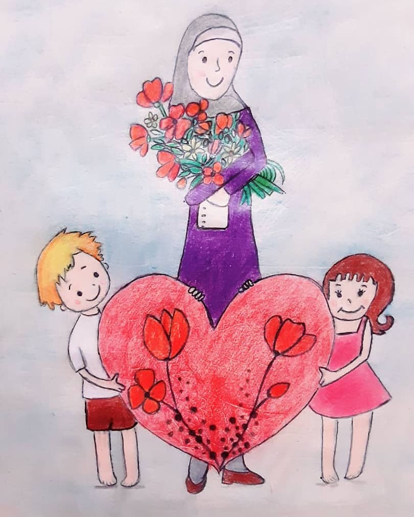 نقاشی درباره روز معلم آسان