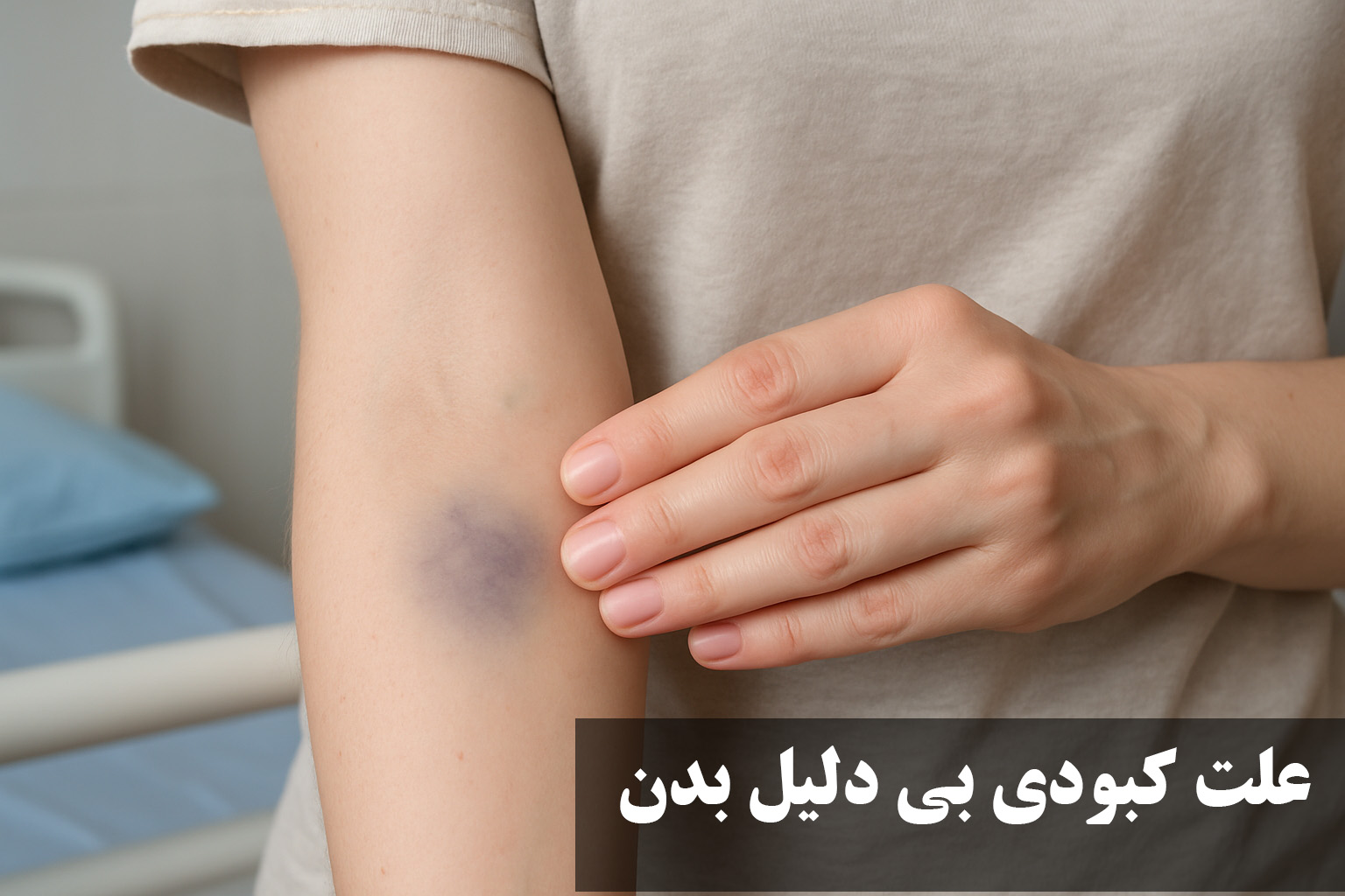 علت کبودی بی دلیل بدن