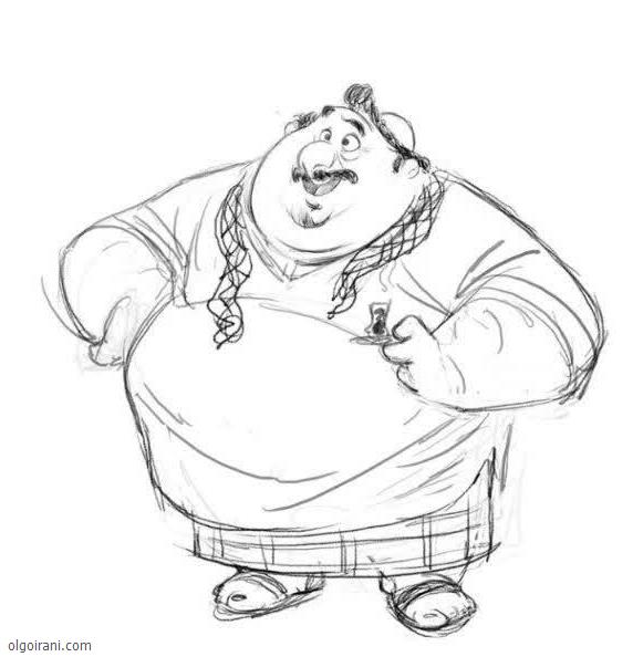 نقاشی پسر دلفینی سخت