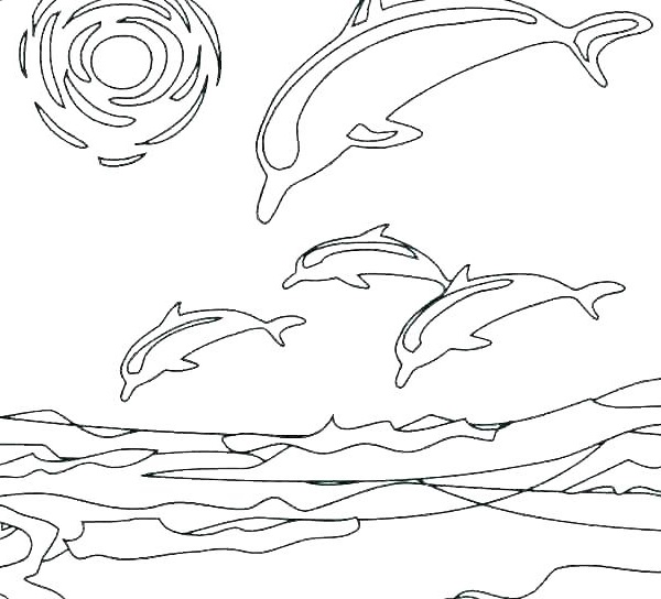 نقاشی پسر دلفینی سخت