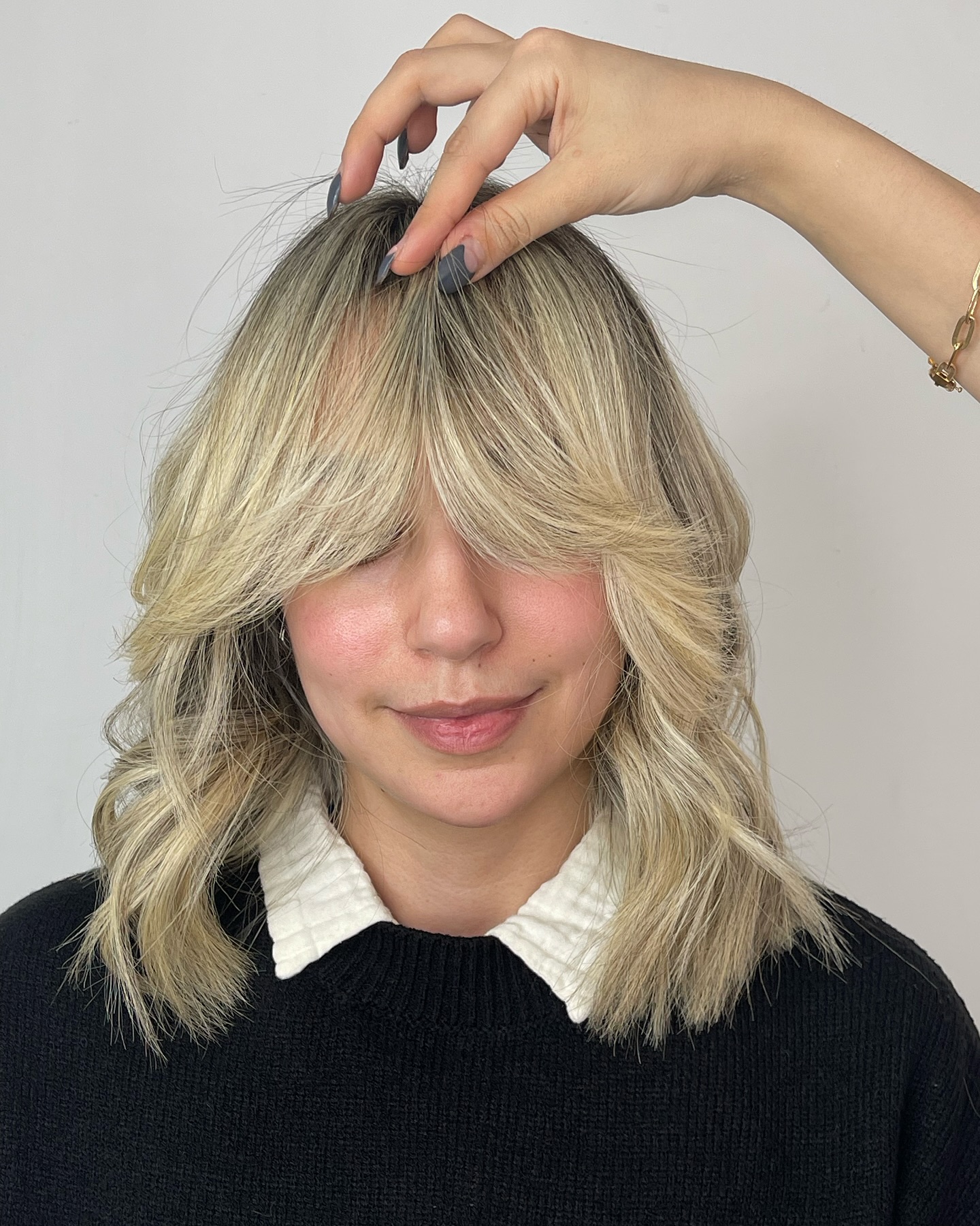 مدل مو چتری پرده ای کوتاه