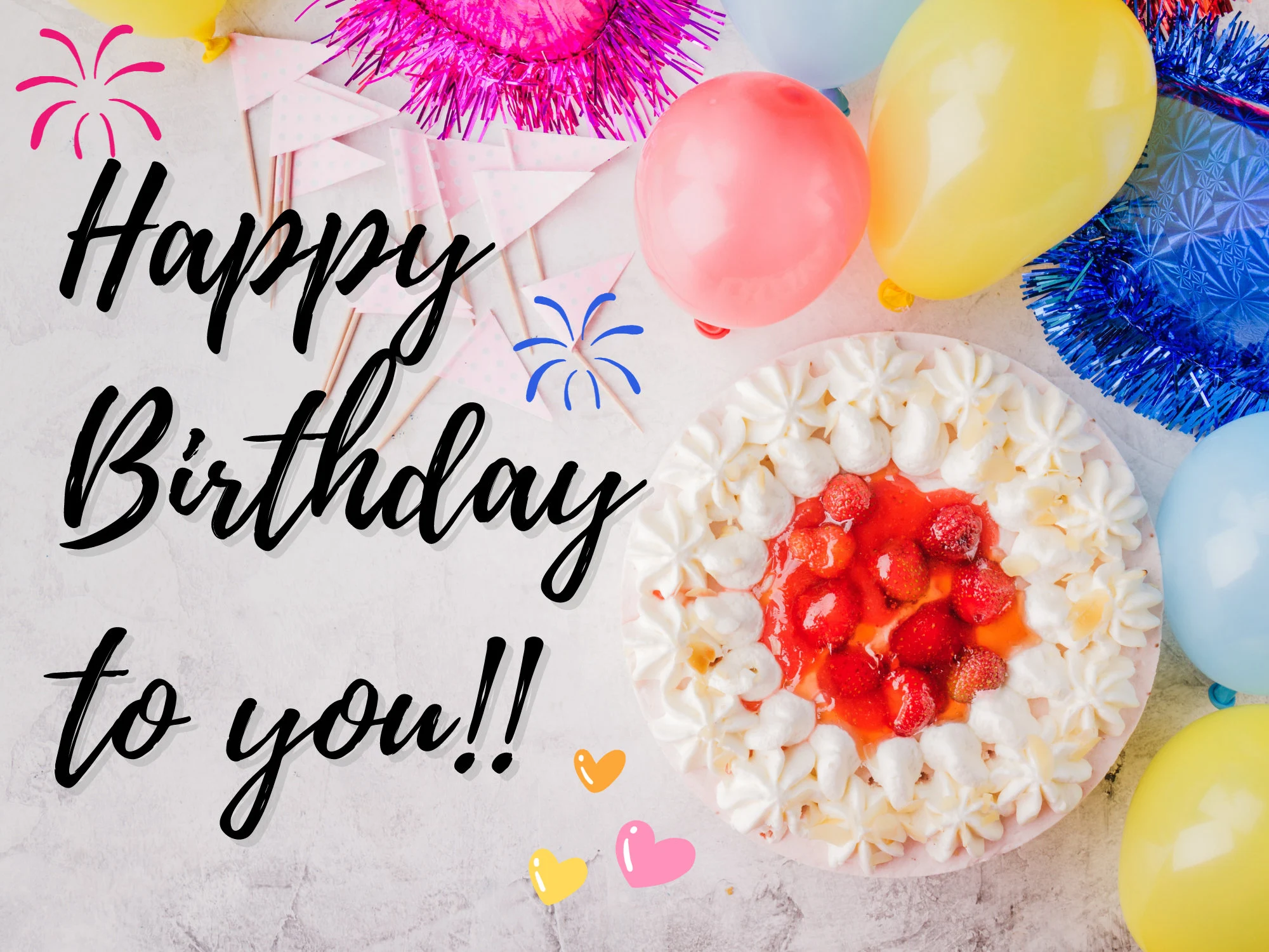 تبریک تولد به انگلیسی