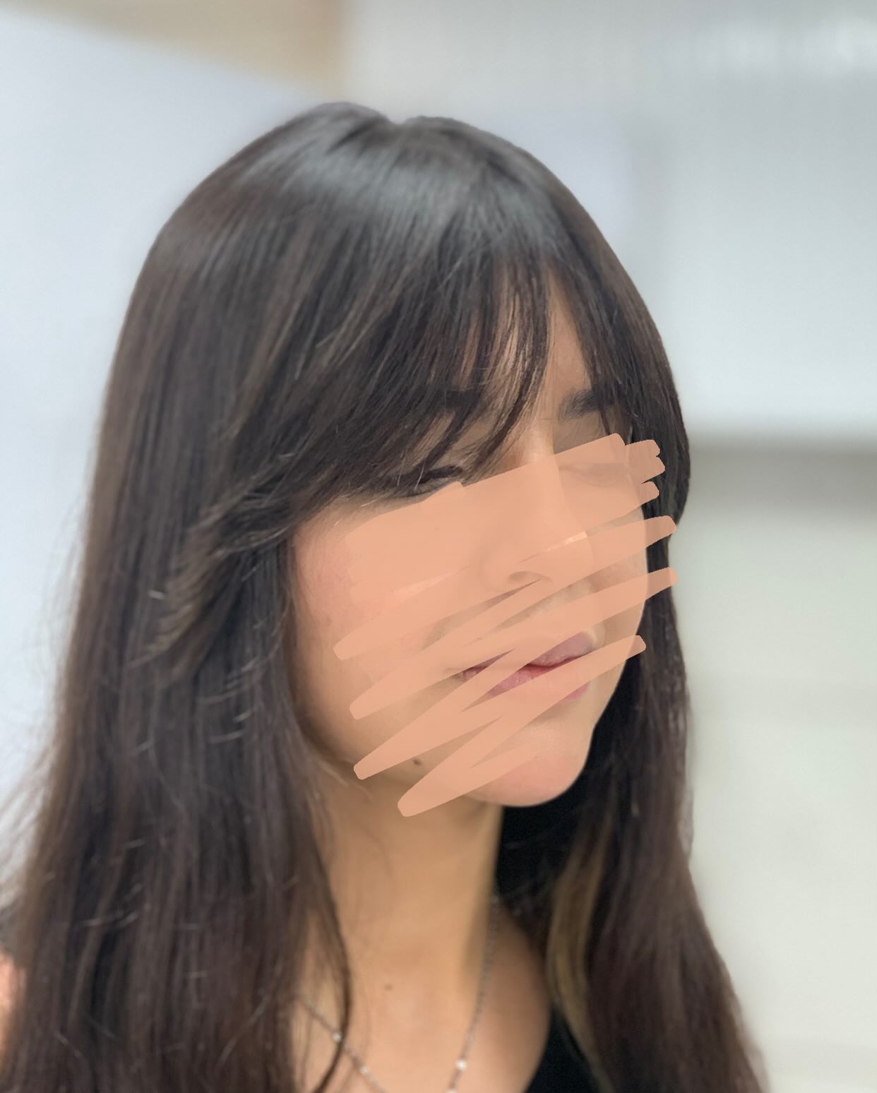 مدل مو چتری پرده ای بلند