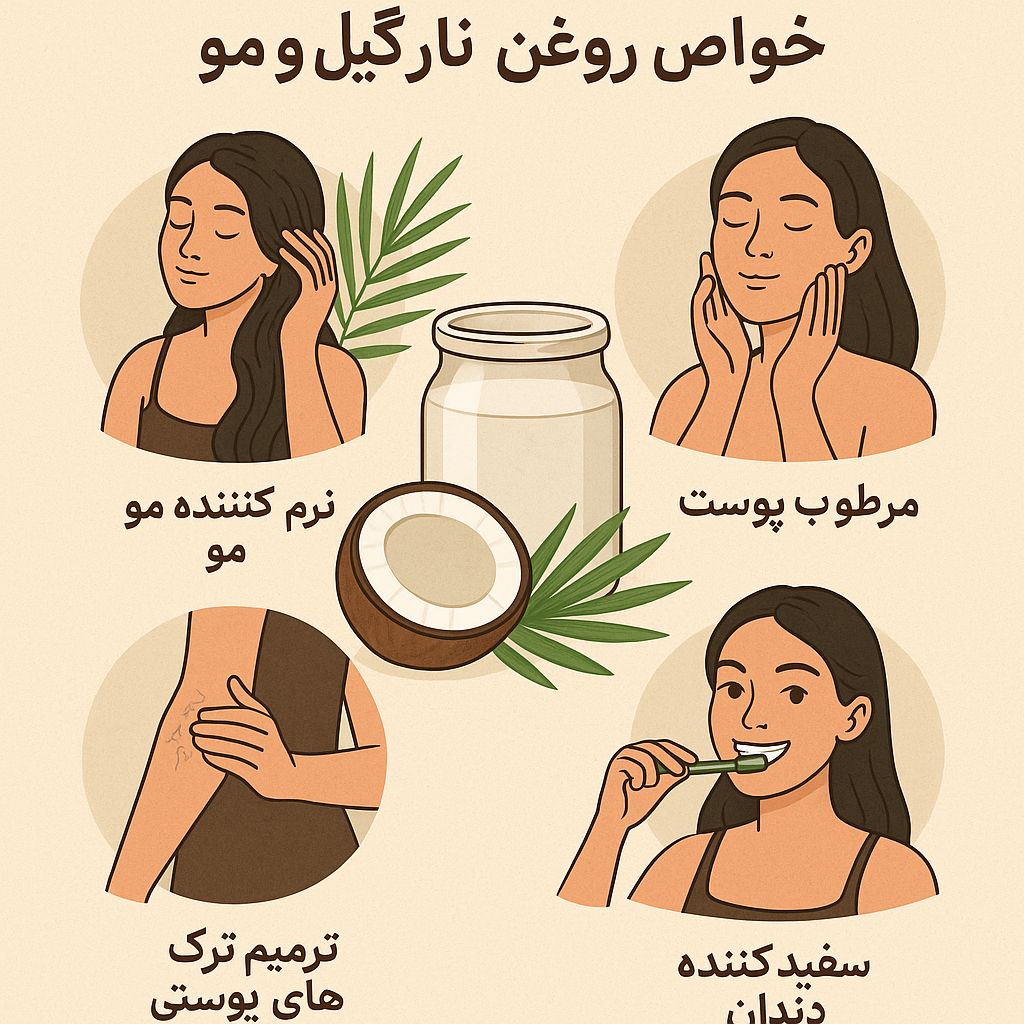 روغن نارگیل برای چی خوبه؟