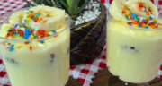 طرز تهیه کاسترد با پودر کاسترد آماده مجلسی و شیک برای 10 نفر