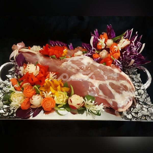 تزیین گوشت برای عید قربان عروس