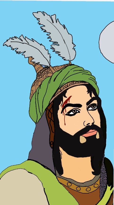 عکس نقاشی امام حسین
