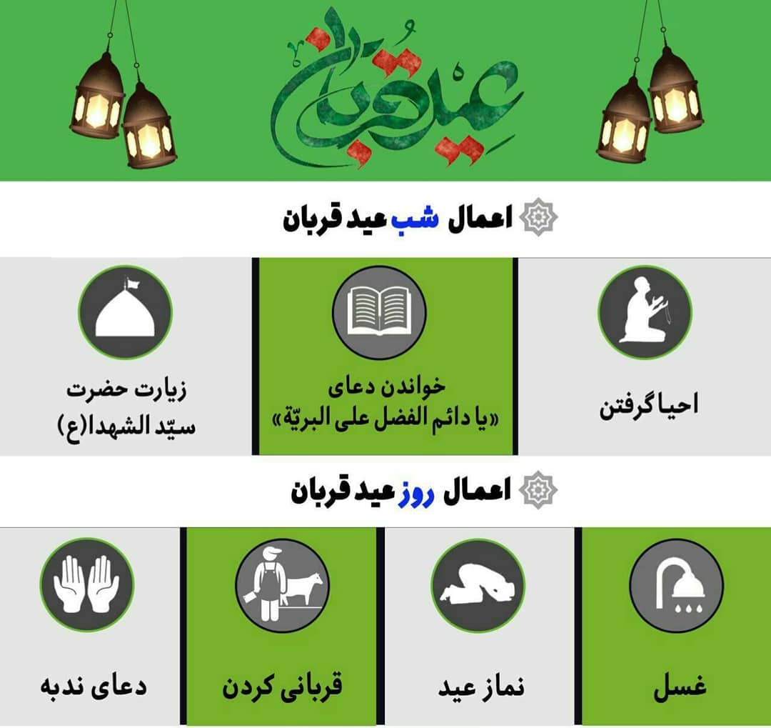 اعمال روز عید قربان