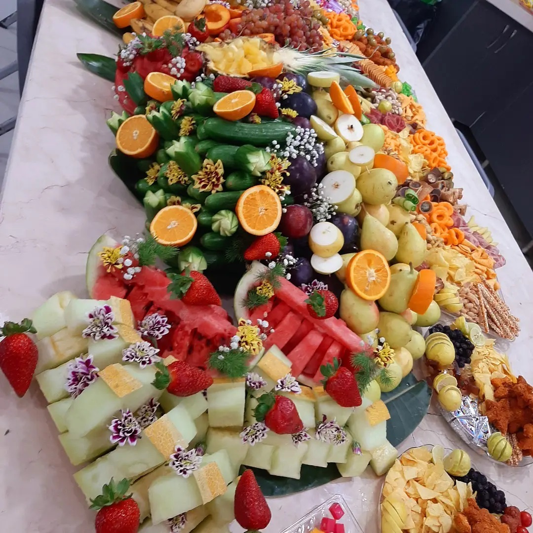 تزیین میوه برای عید قربان عروس