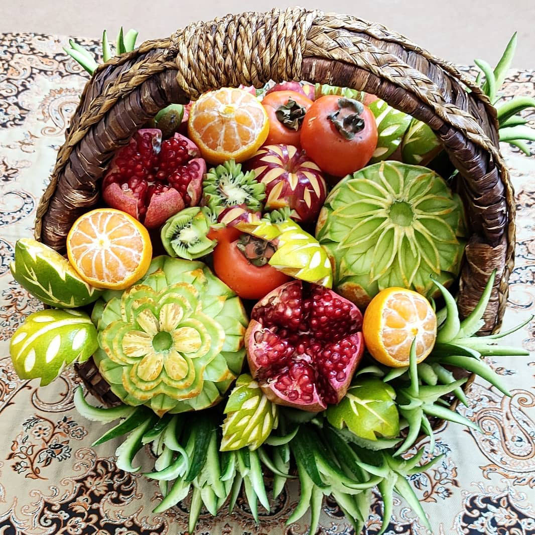 تزیین میوه برای عید قربان عروس
