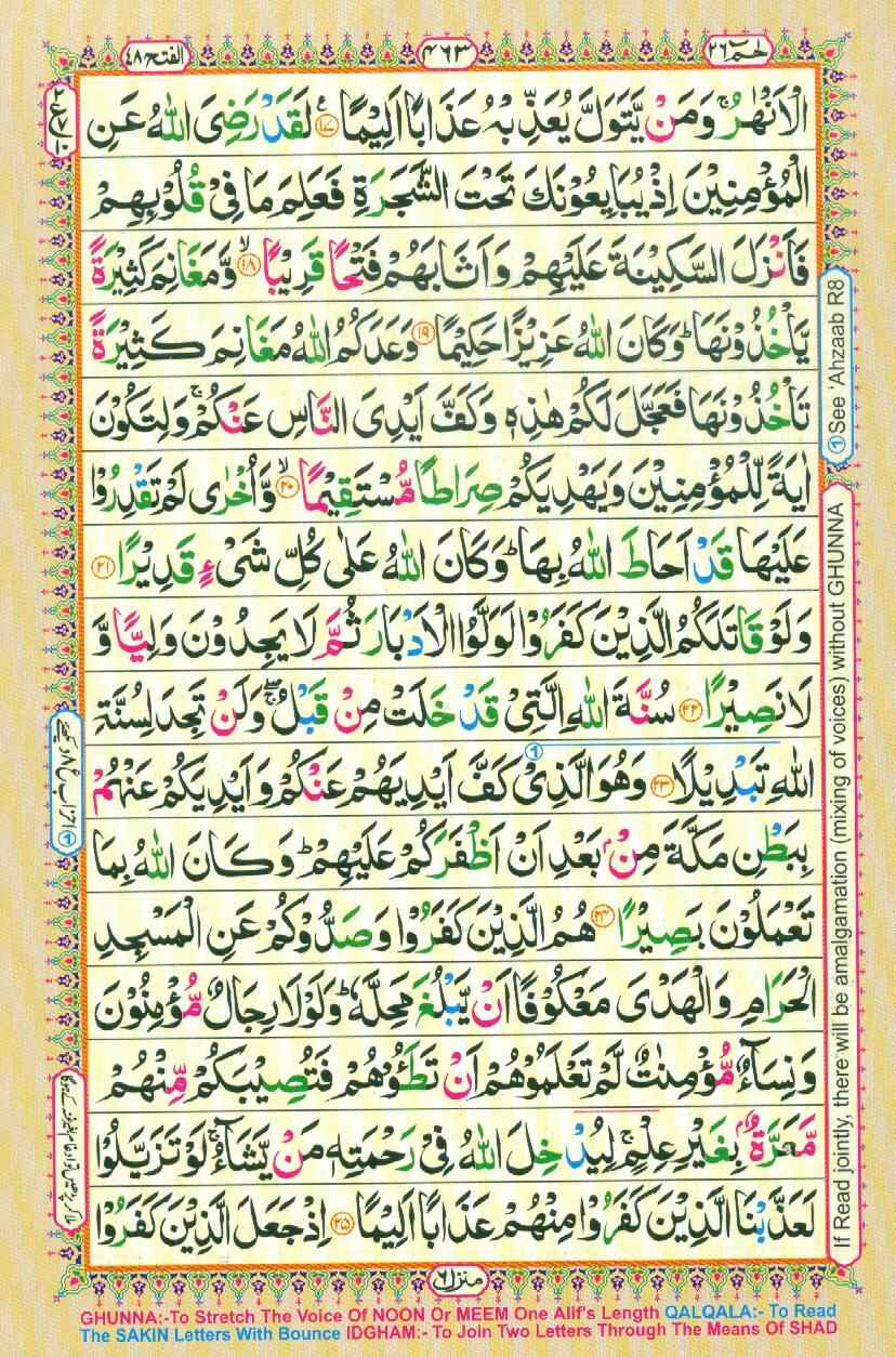 سوره فتح کامل تصویری