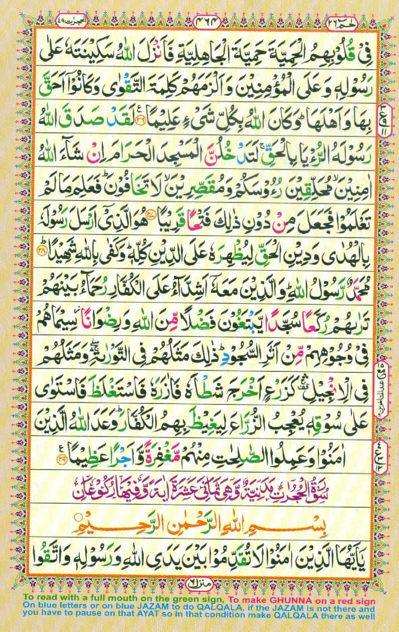 سوره فتح کامل تصویری