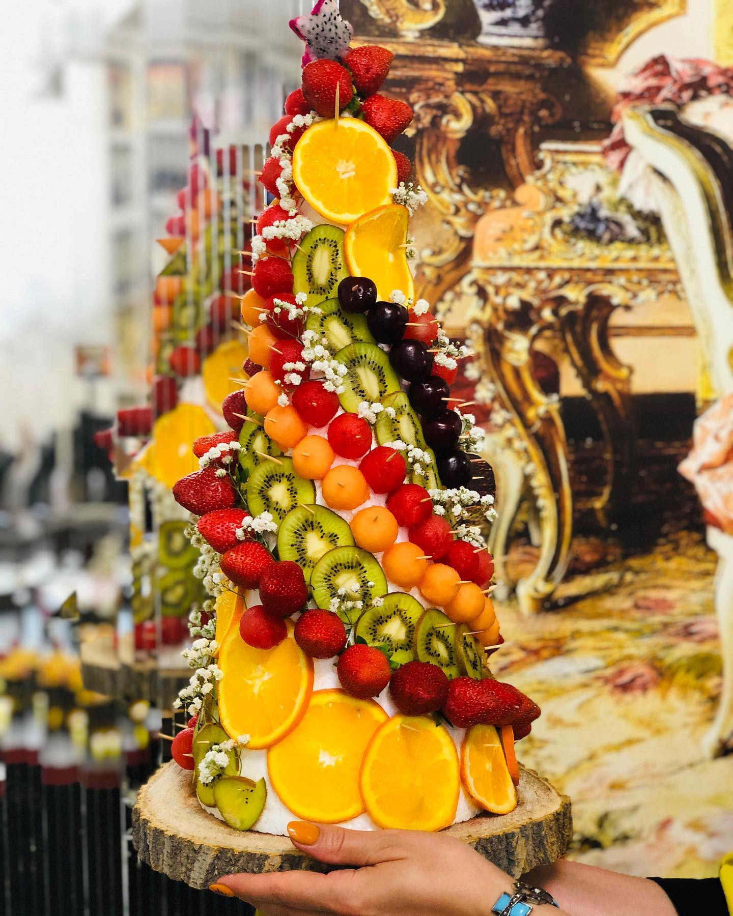 تزیین میوه برای عید قربان عروس