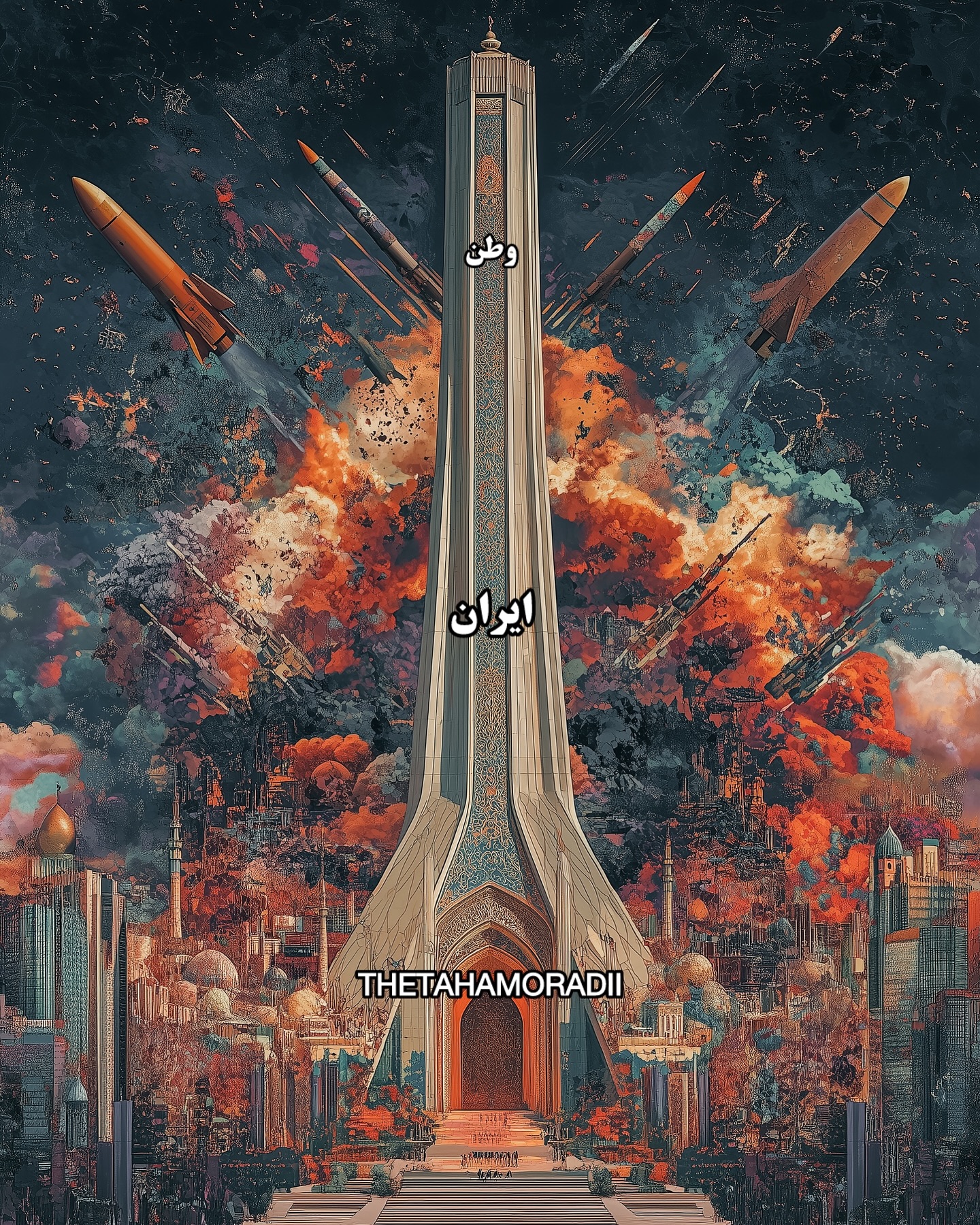 عکس پرچم ایران برای پروفایل واتساپ