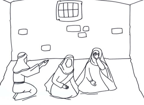 نقاشی امام حسین آسان